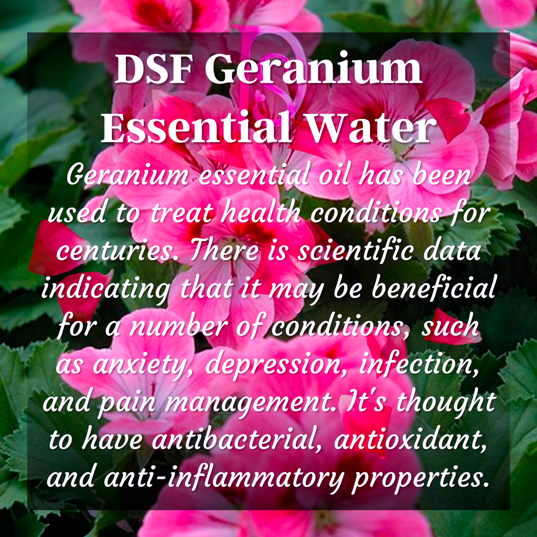 Organic Geranium Essential Water Spray